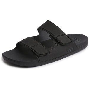 👑Men's Slide Sandals Black Cushioned Comfortable Adjustable Slip On Shoes